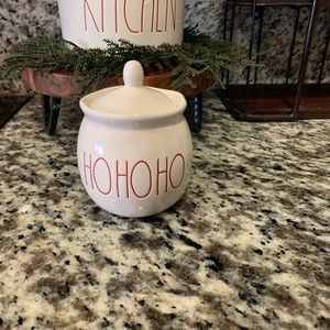 Rae Dunn HO HO HO sugar holder